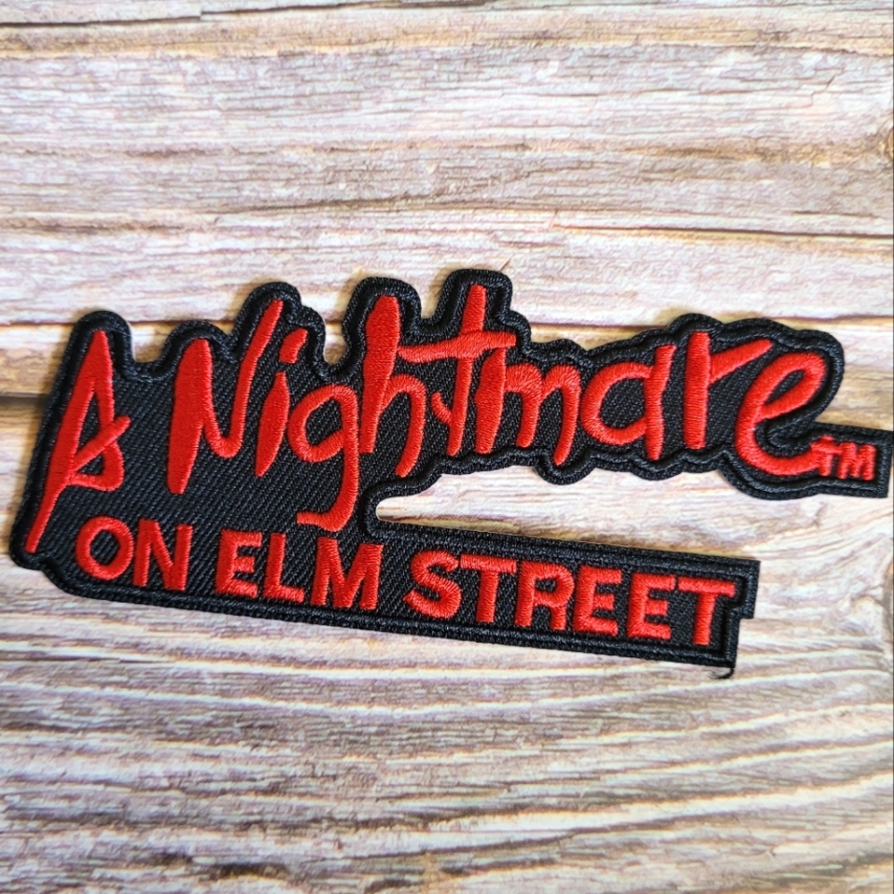 A Nightmare On Elm Street Freddy Krueger Horror Movie 90's Embroidered Patch